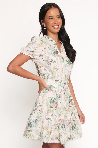 Paula Mini Dress Multi Floral