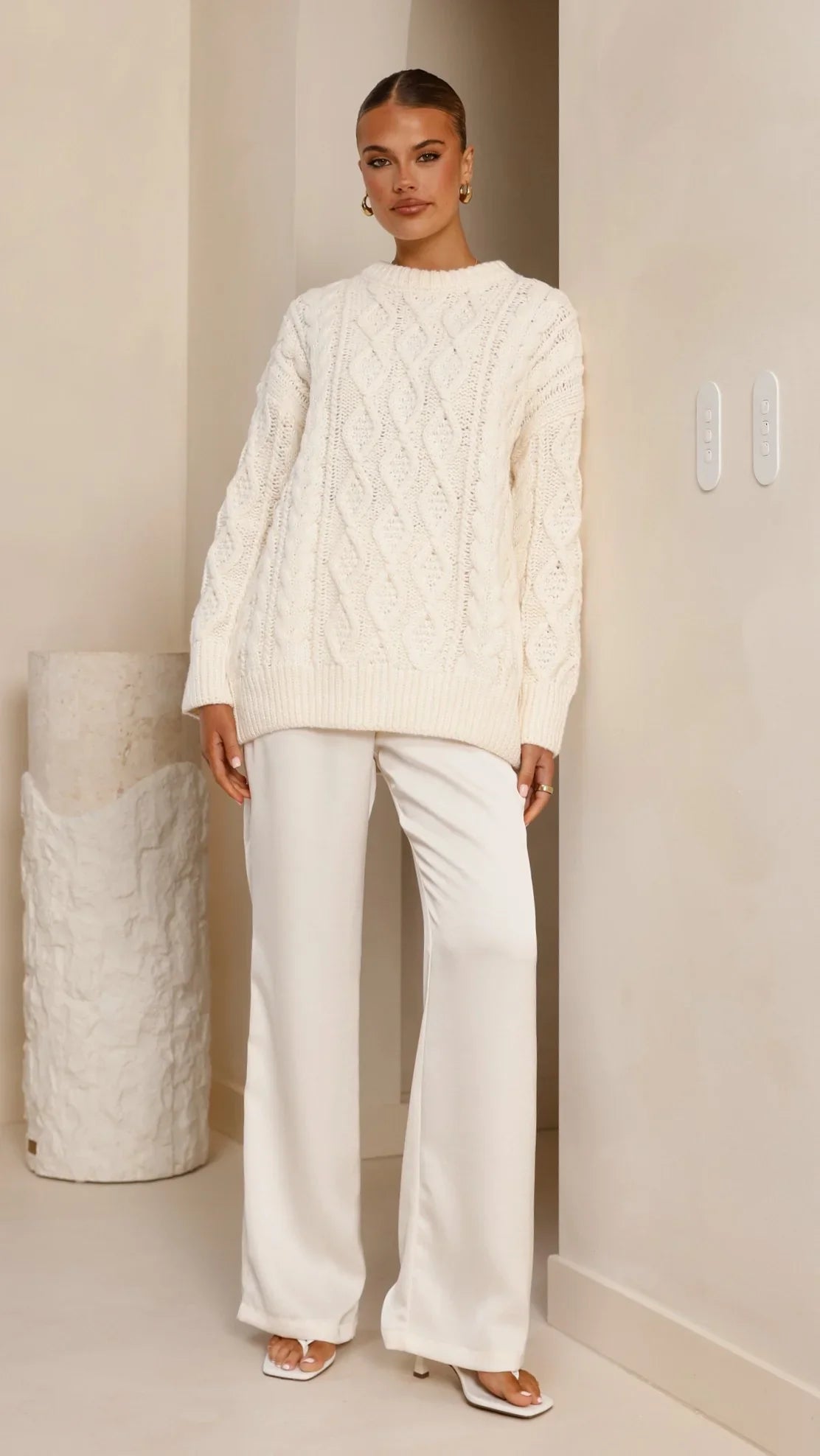 Valentina Knit Sweater Cream
