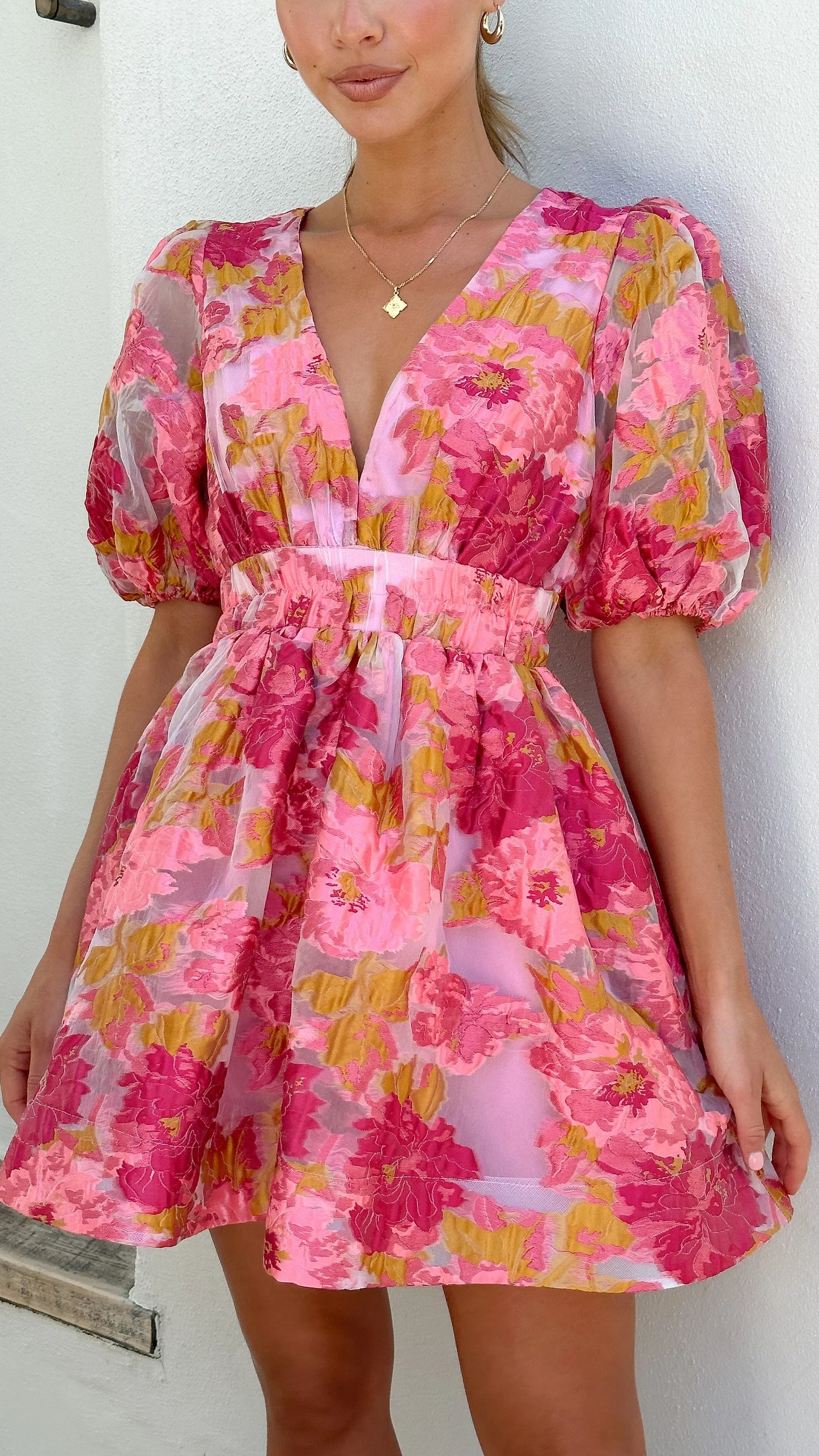Abel Mini Dress Pink