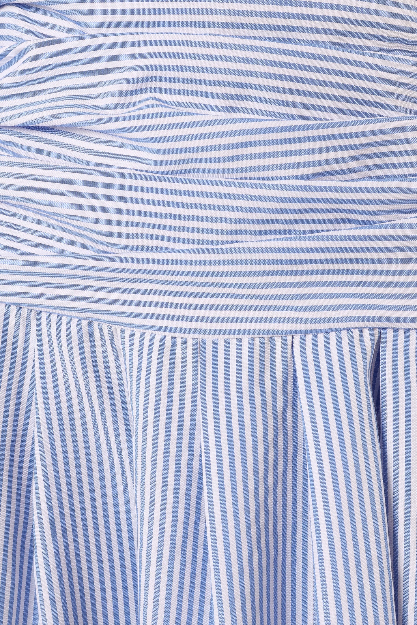 Avalee Strapless Maxi Dress Blue Stripe