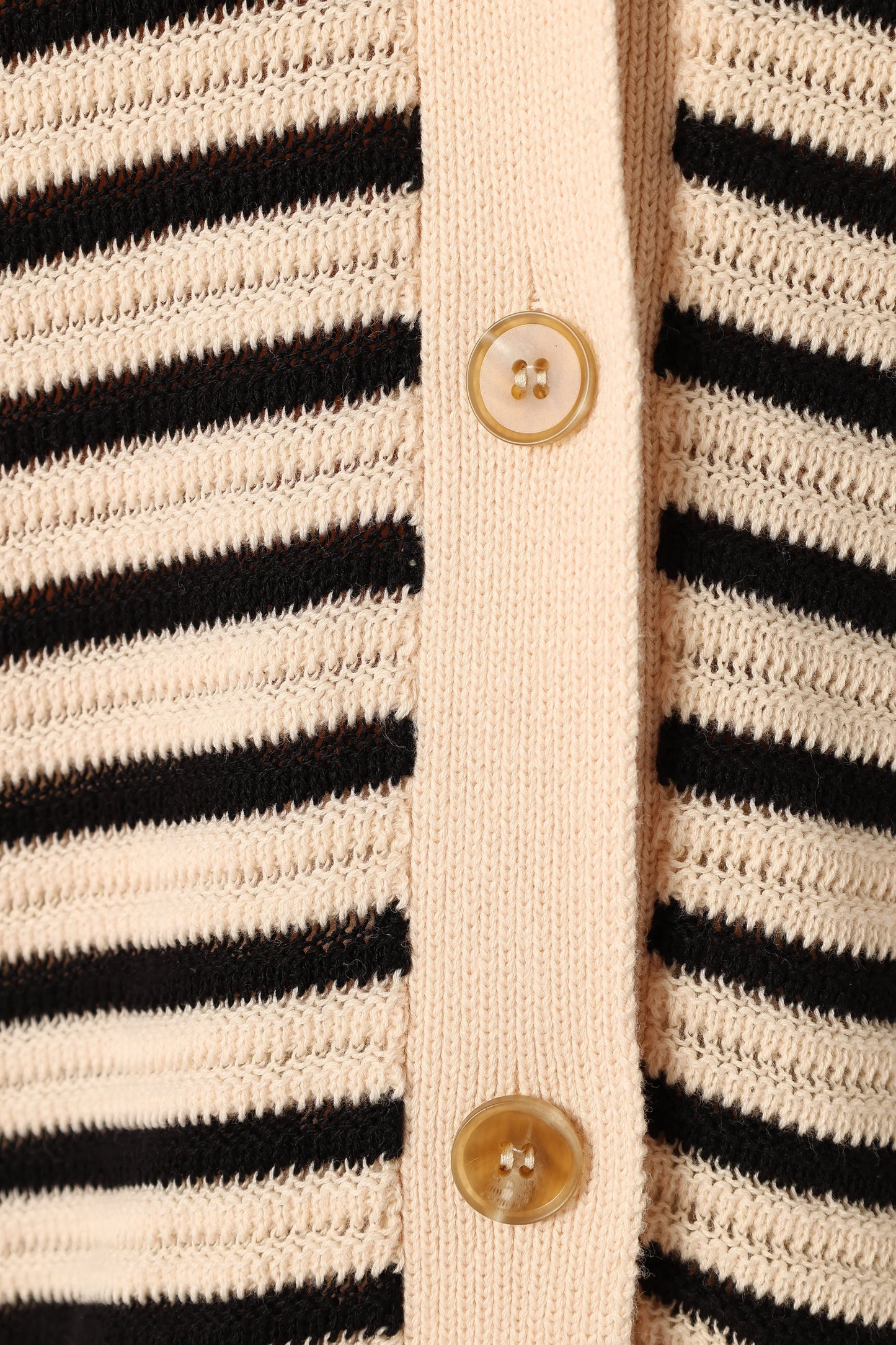Cherie Knit Shirt Sand Black