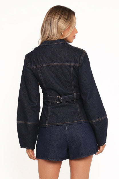 Luchia Denim Jacket Dark Indigo
