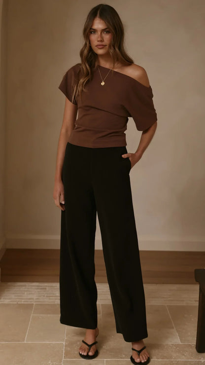 MVN Ady Wide Leg Pants Black