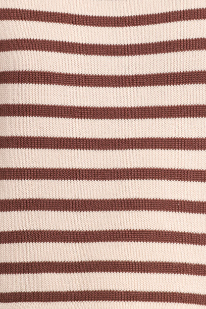 Ilona Knit Set Brown Cream