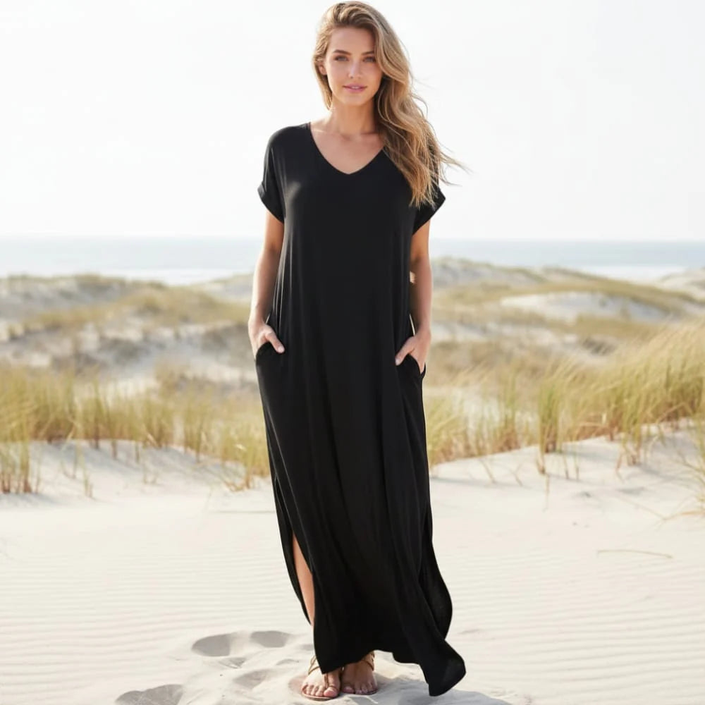 Casual T Shirt Maxi Dress
