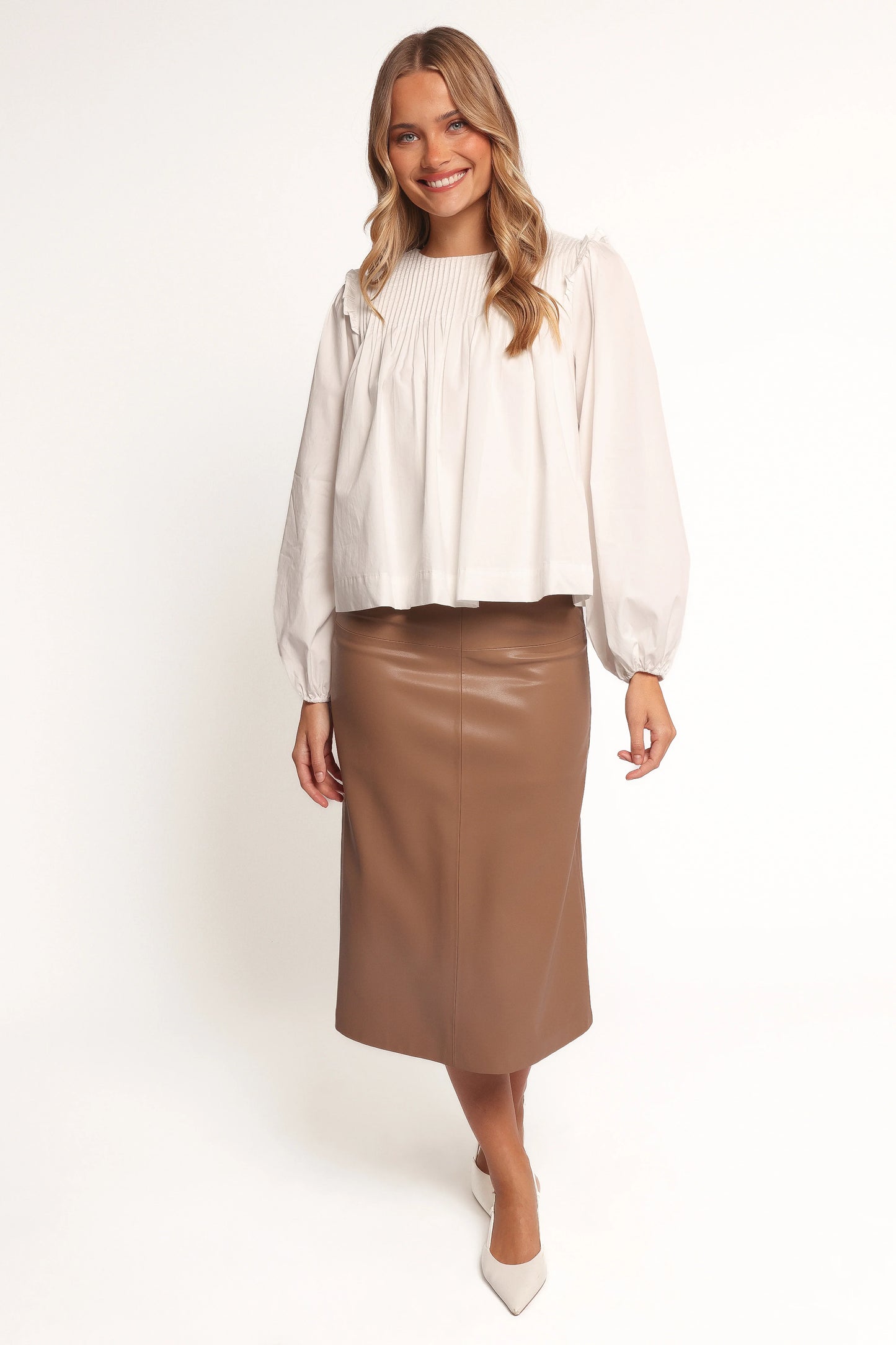 Melba Blouse White