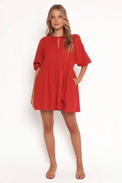 Cinzia Mini Dress Red