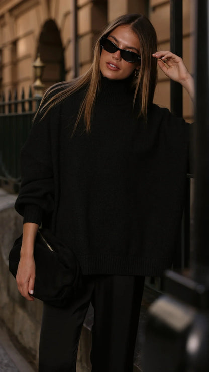 Harita Knitted Sweater Black