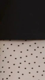 Elena Top and Maxi Skirt Set Black White Polka