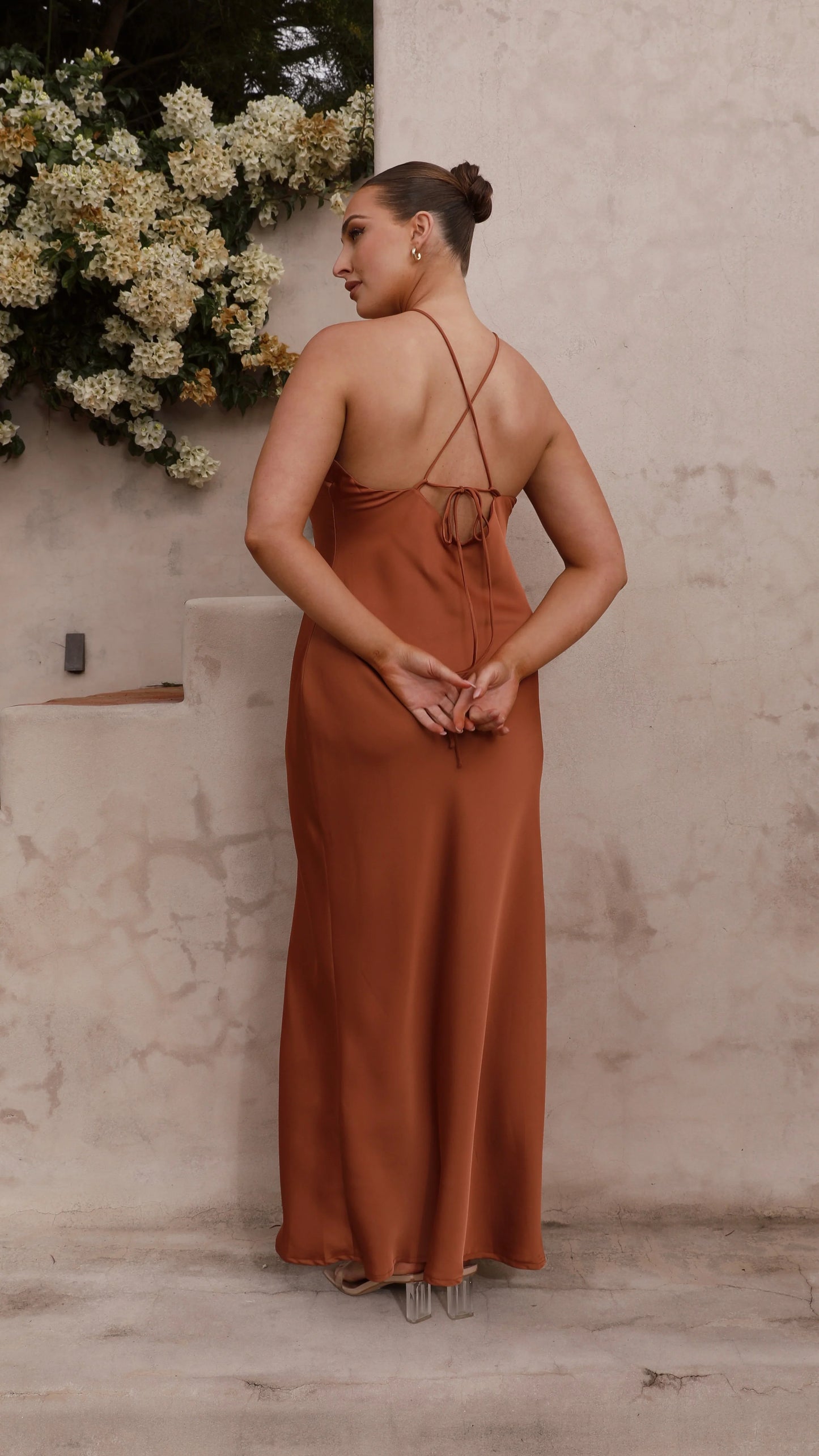 Chiara Maxi Dress Copper
