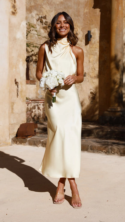 Esther Maxi Dress Lemon