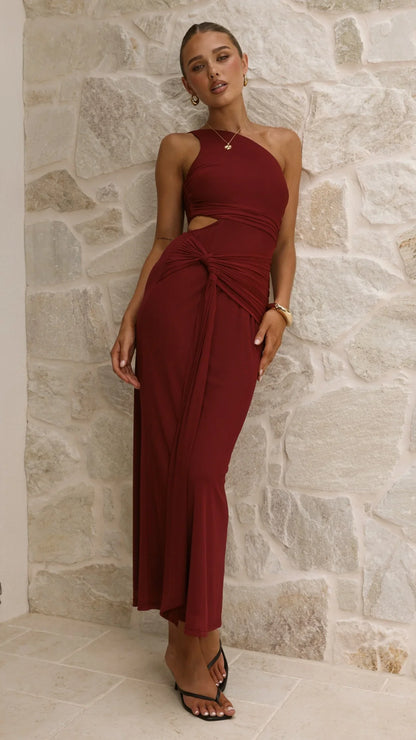 Kourt Maxi Dress Cherry