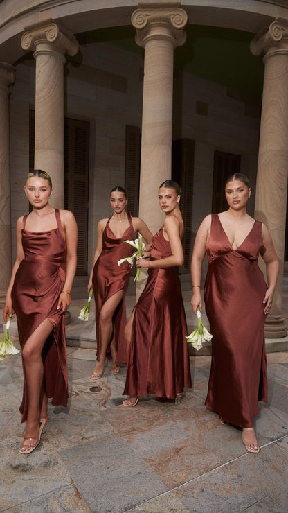 Zendaya Maxi Dress Rust