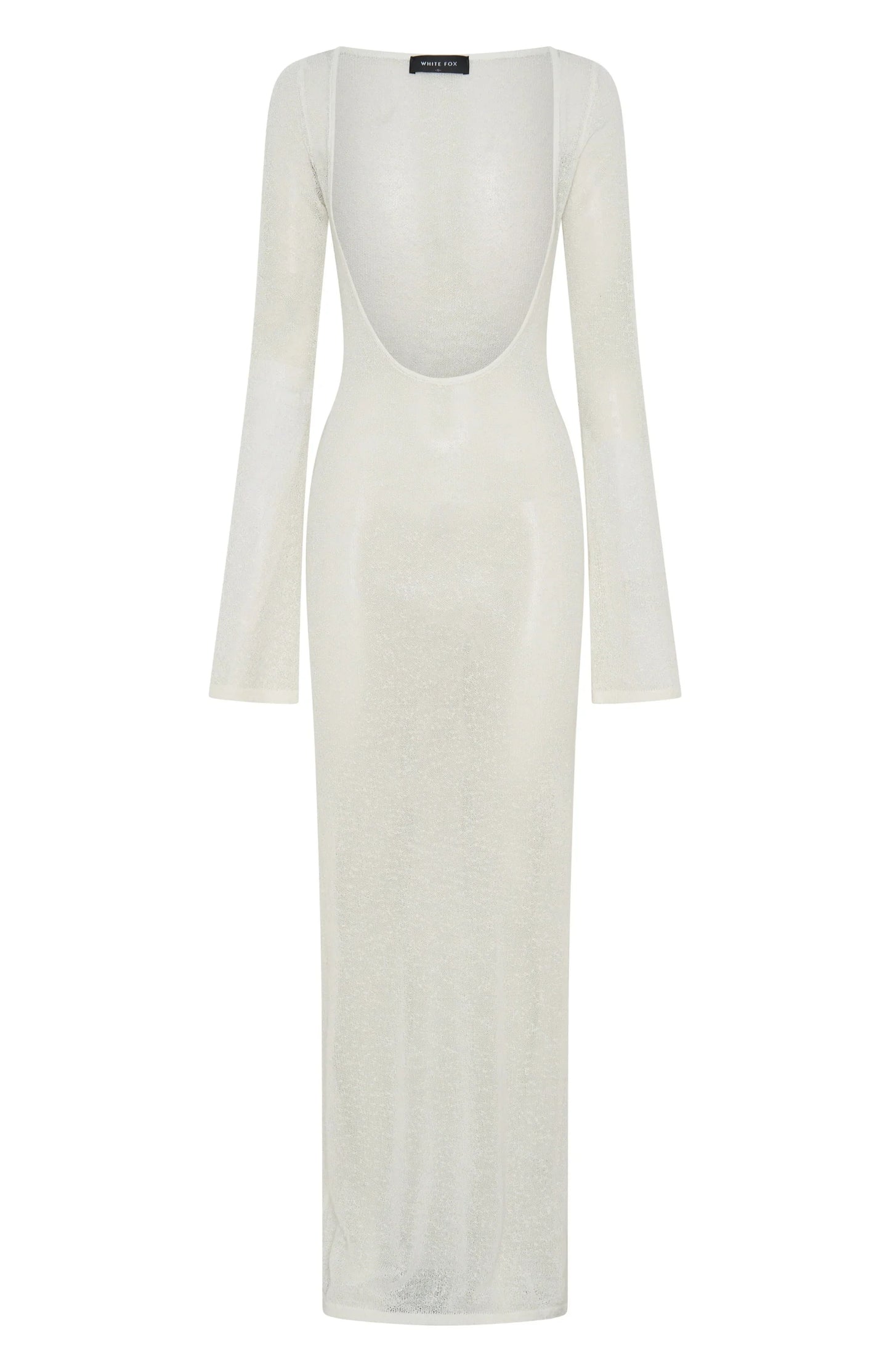 Malta Mermaids Long Sleeve Maxi Dress White