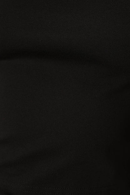 Wesson Sheer Sleeve Top Black