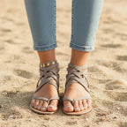 Boho Cross Tied Sandals