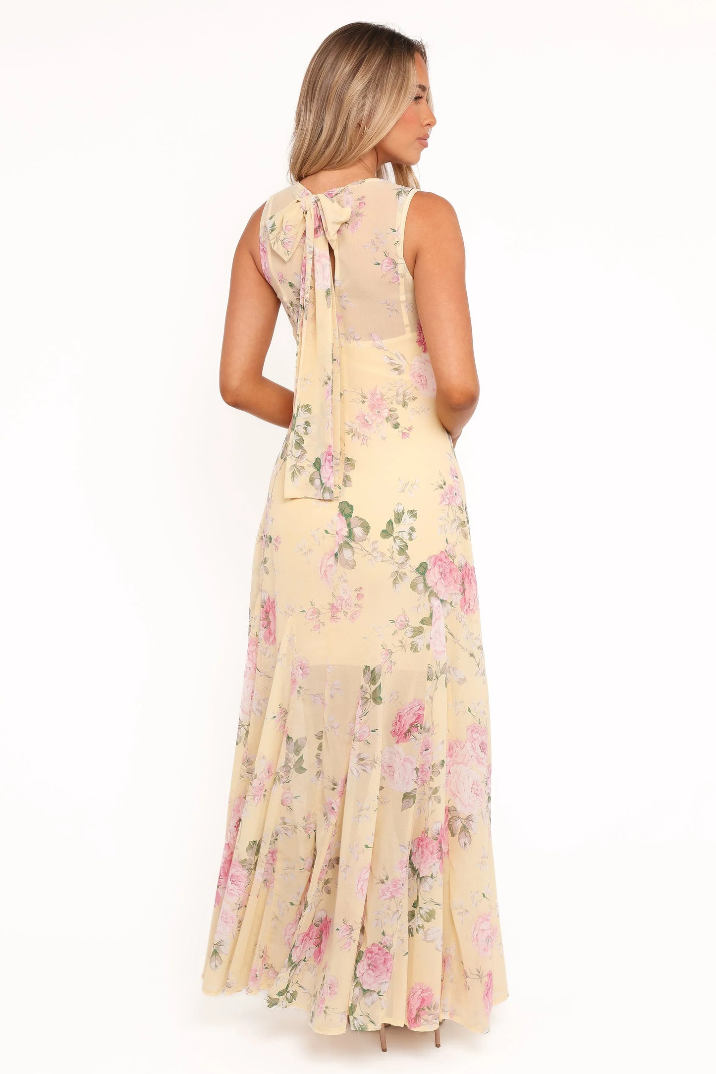 Keani Maxi Dress Yellow Floral