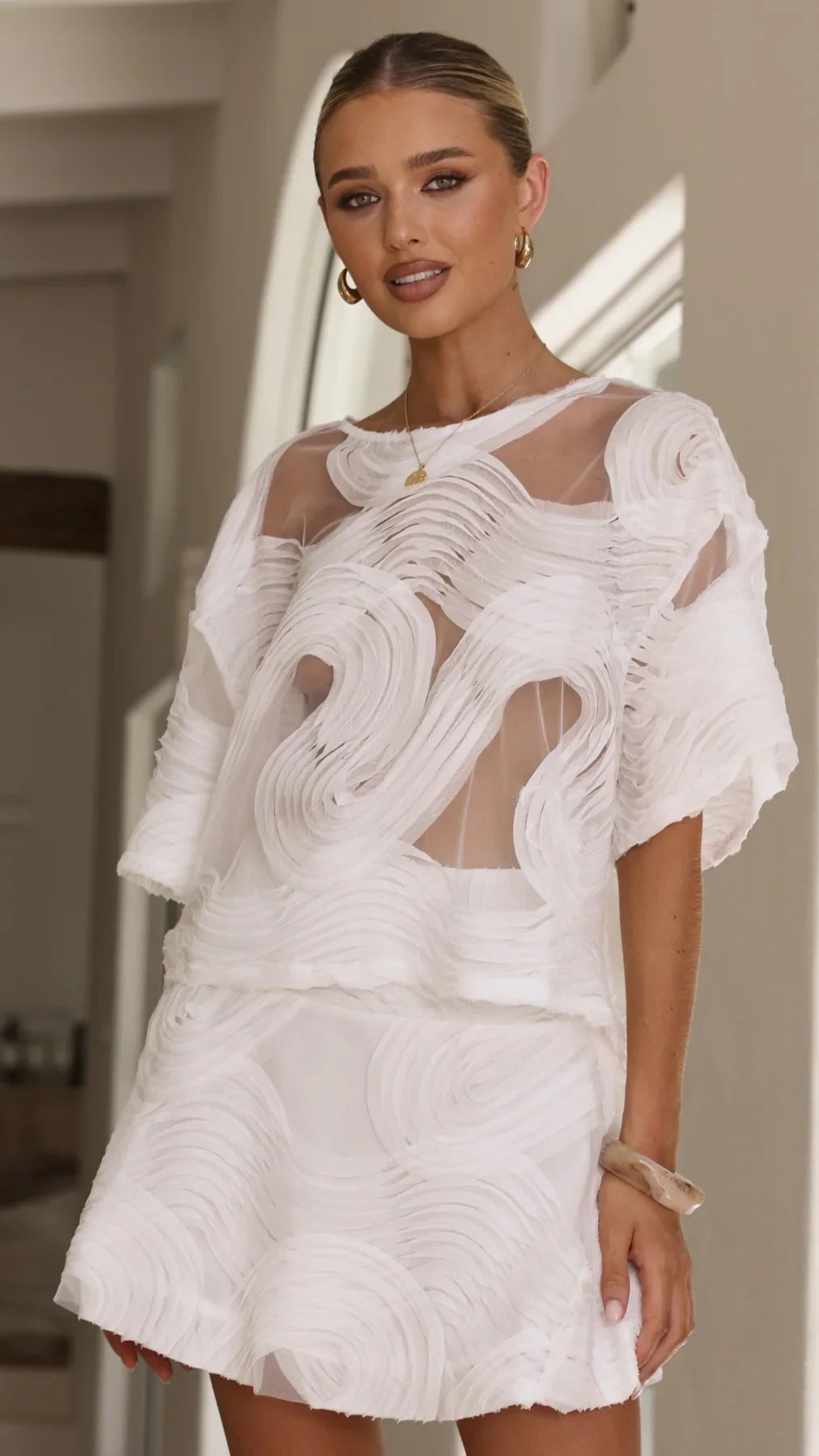 Linnea Top White