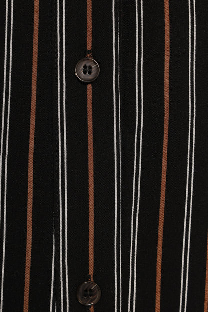 Elsa Shirt Black Camel