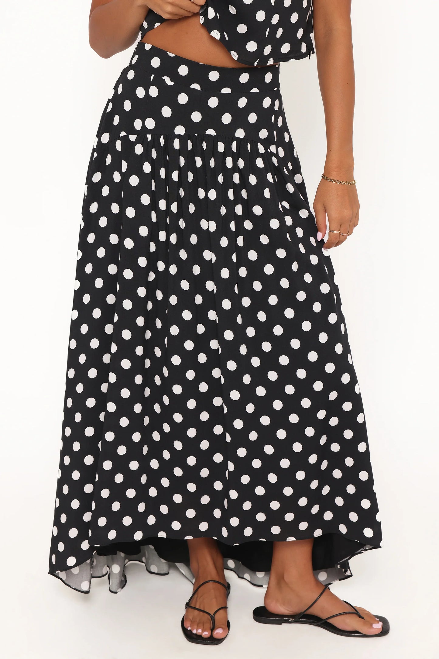 Lulu Set Black Polka Dot