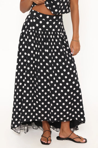 Lulu Set Black Polka Dot