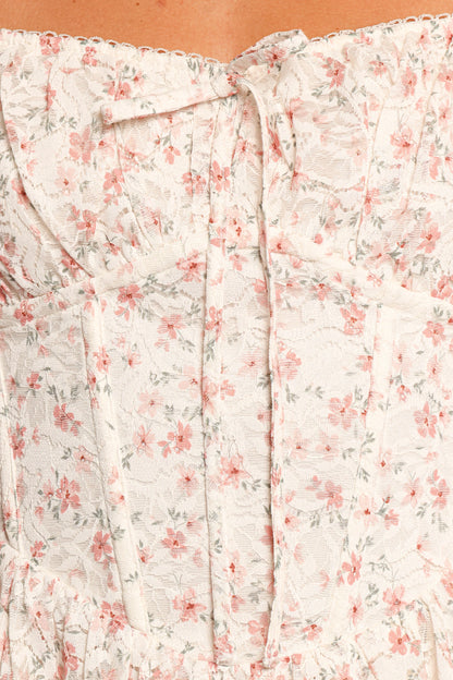 Sabella Mini Dress Blush Azalea
