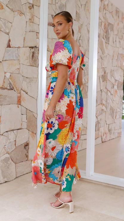 Baker Maxi Dress Multi Floral