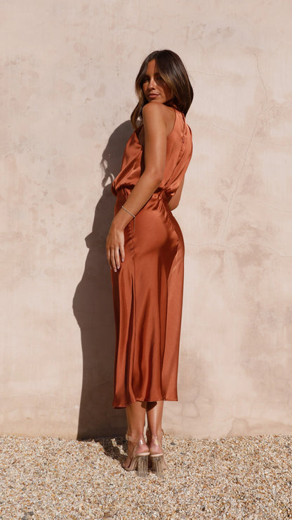 Esther Maxi Dress Copper