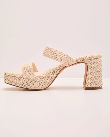 Azarie Raffia Heeled Sandals
