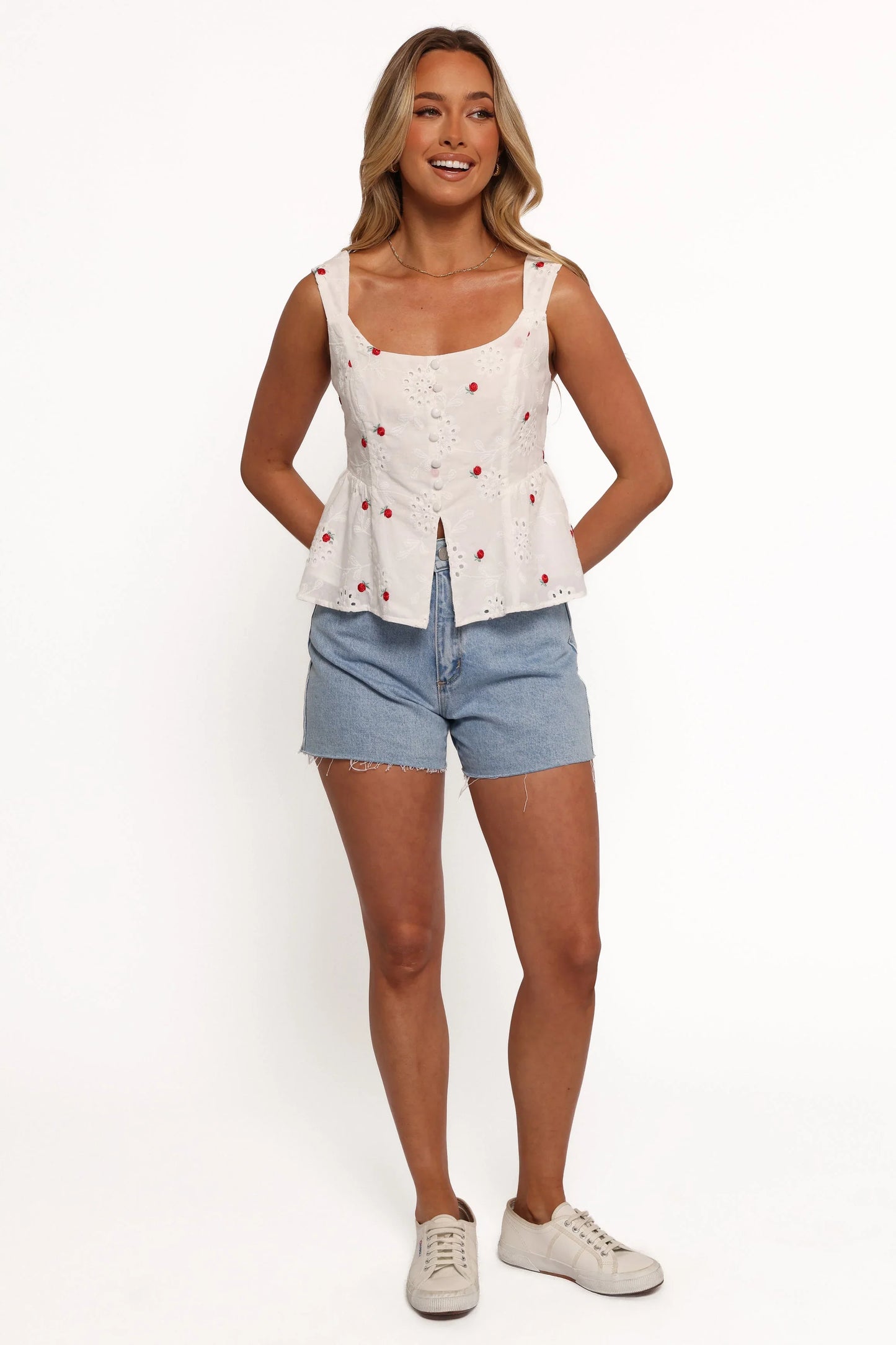 Estelle Top White