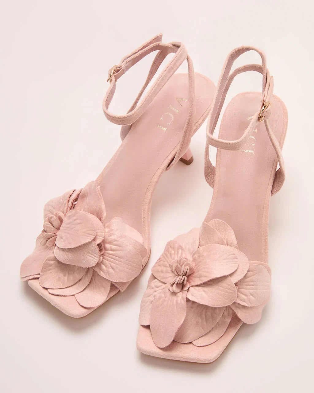 Island Petal Floral Applique Heels