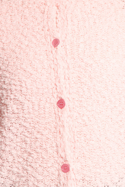 Ally Texture Cardigan Pink