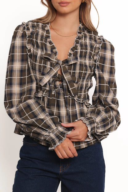 Grayson Top Olive