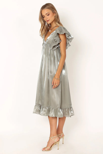 Oro Midi Dress Olive