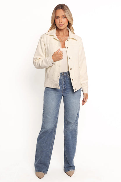 Sandy Boucle Jacket White