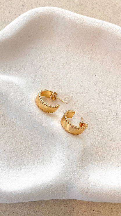 Silvia Earrings Gold