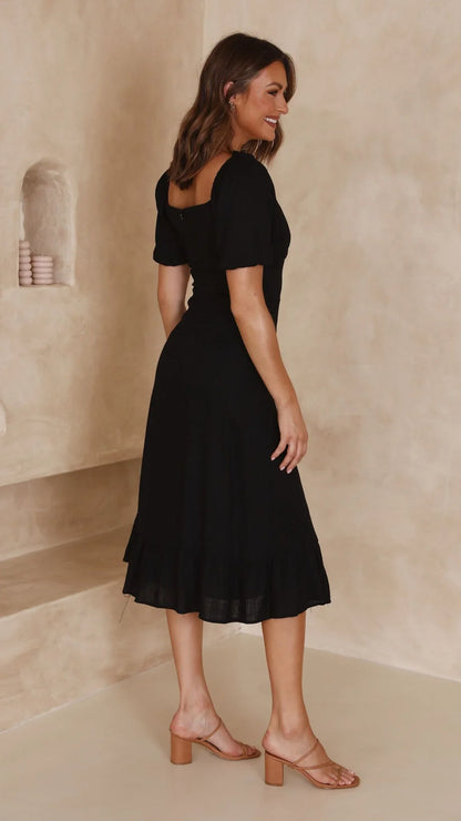 Dixie Midi Dress Black