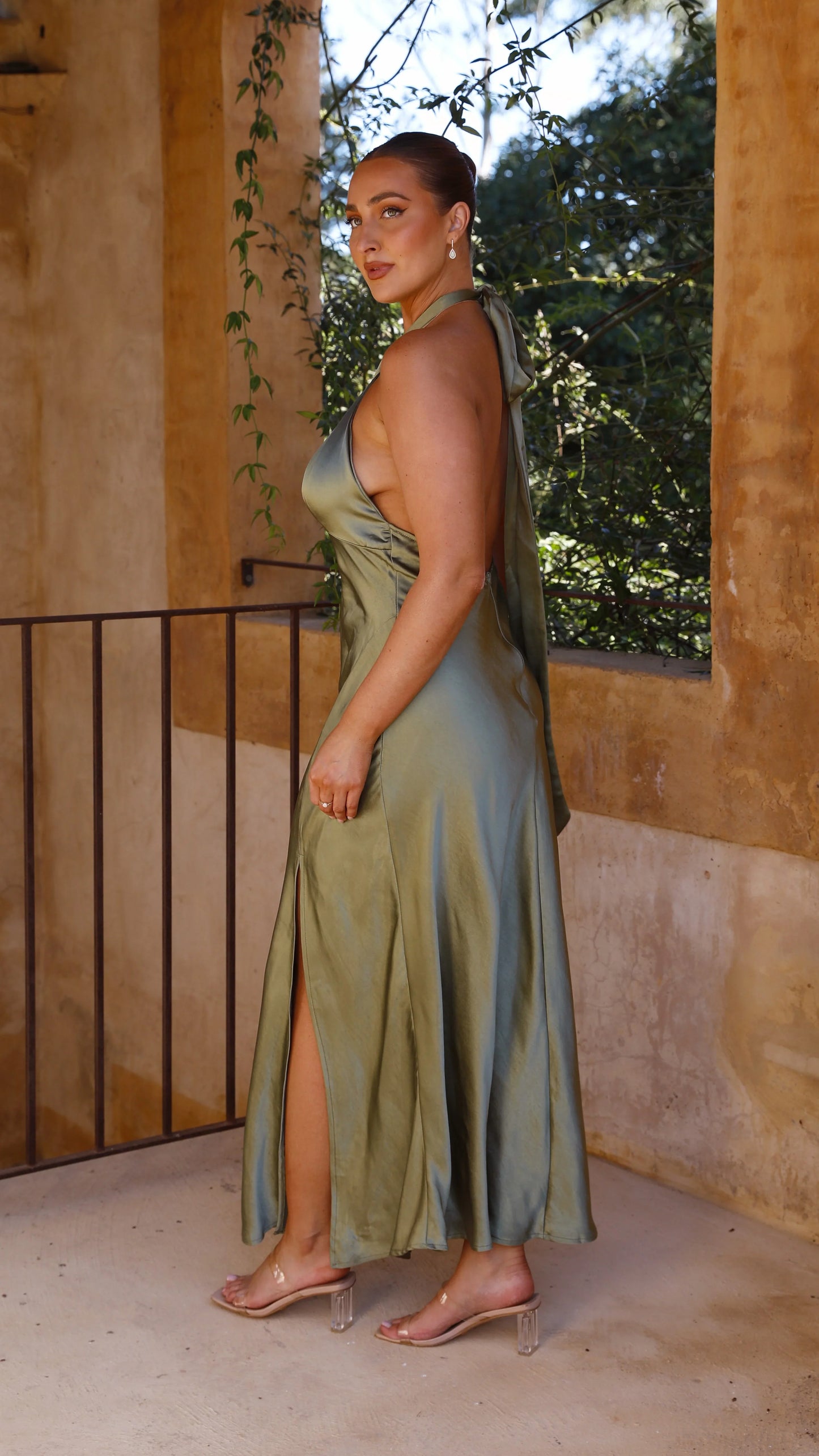 Amalia Maxi Dress Olive