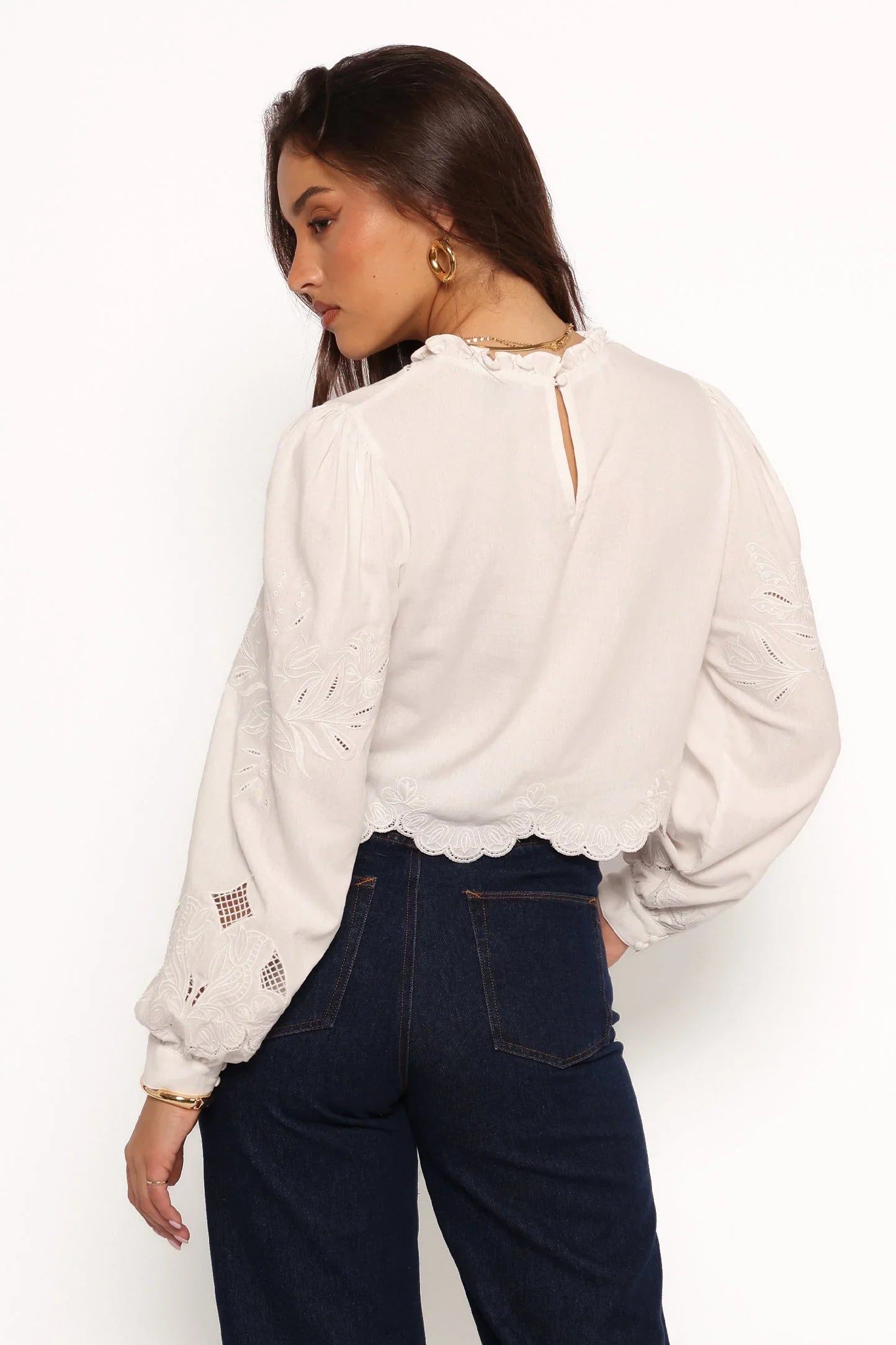 Sallie Top White