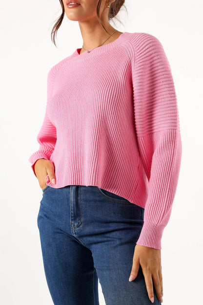 Sarah Knit Sweater Pink
