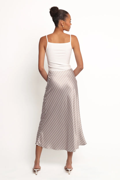 Corrina Midi Skirt Stripe