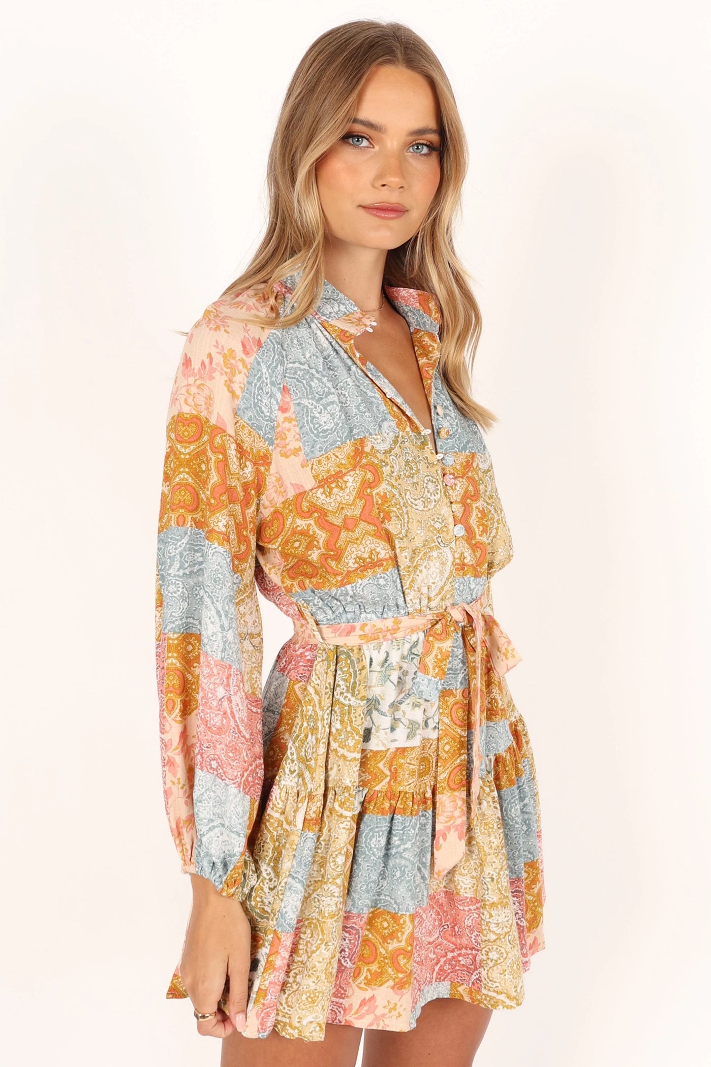 Silante Long Sleeve Mini Dress Maxine