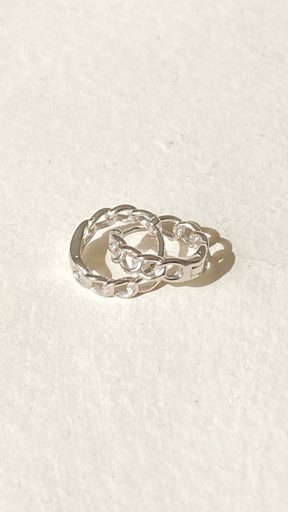 Chain Huggie Silver
