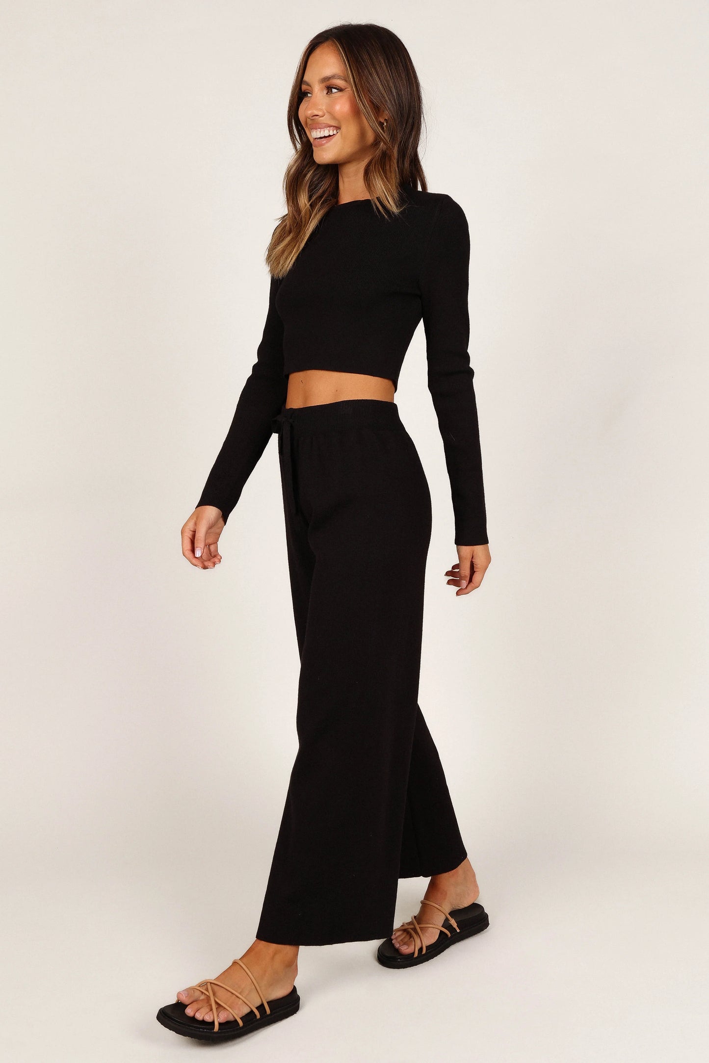 Ayers Long Sleeve Set Black