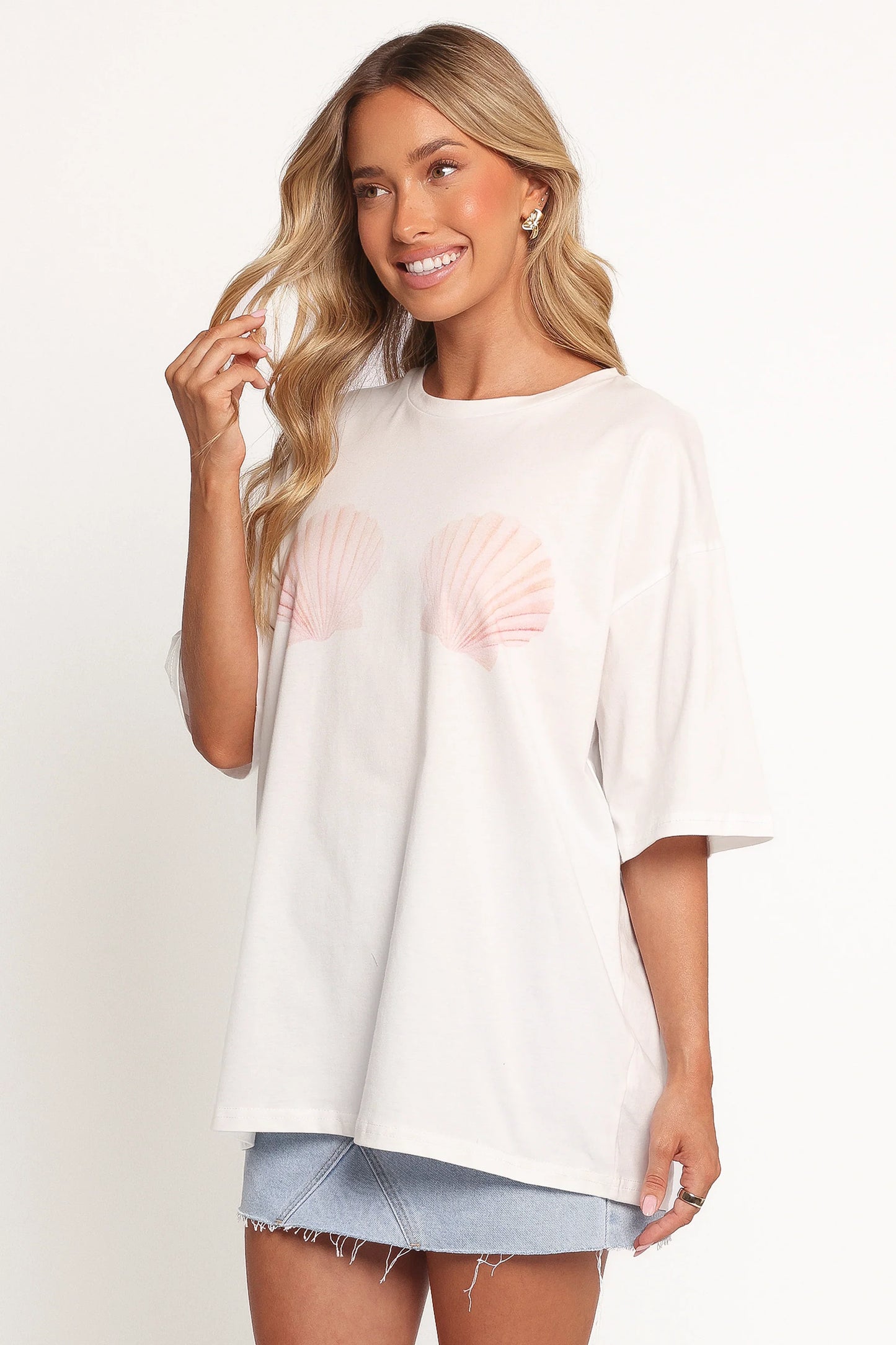 Sammie Graphic Tee White