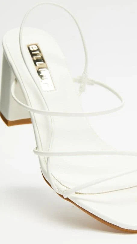 Yachi Heels White