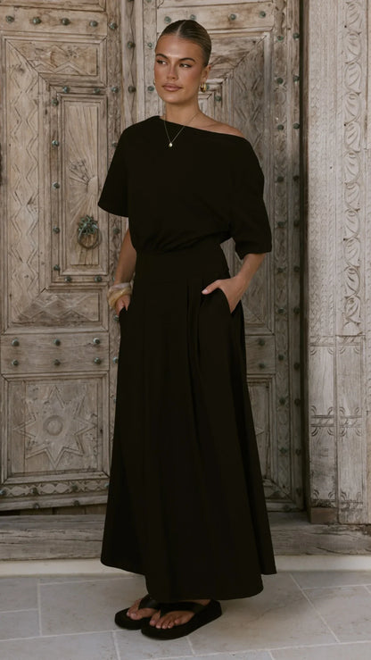 Aleski Maxi Dress Black