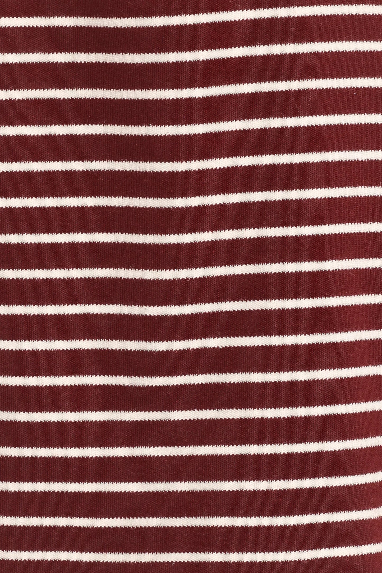 Hellen Stripe Short Set Burgundy Cream Stripe