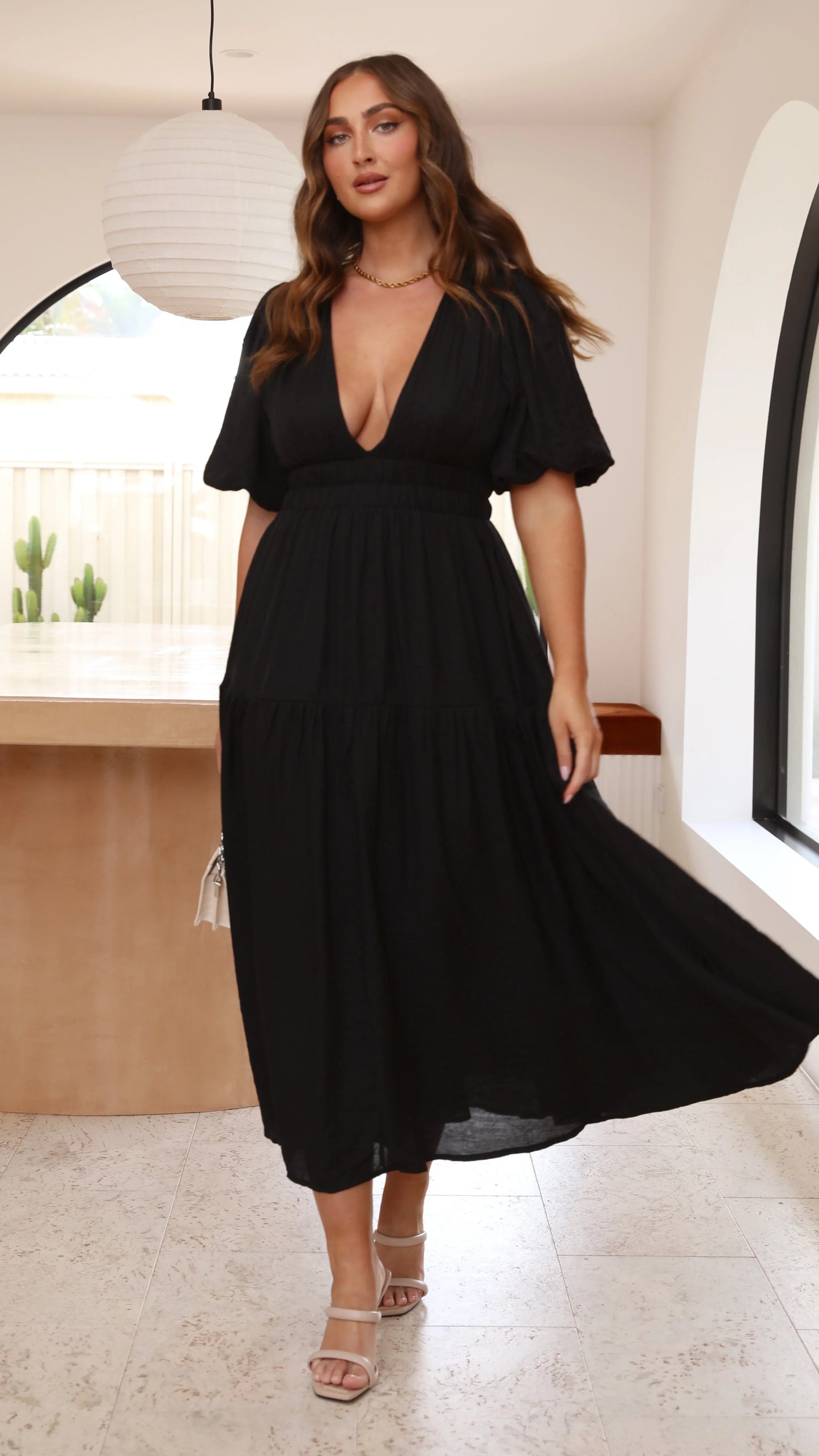 Erin Midi Dress Black
