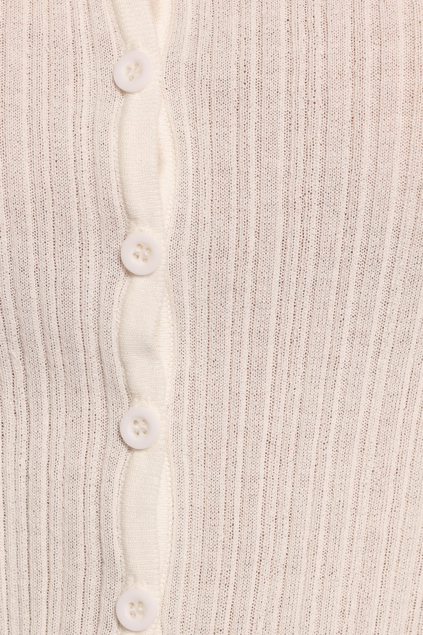 Fairfax Knit Top White